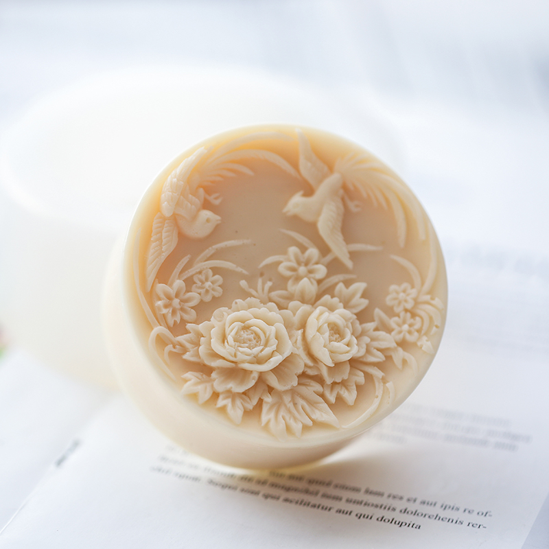 Candle Making Phoenix - Flower Phoenix Soap Mold Easy Demoulding