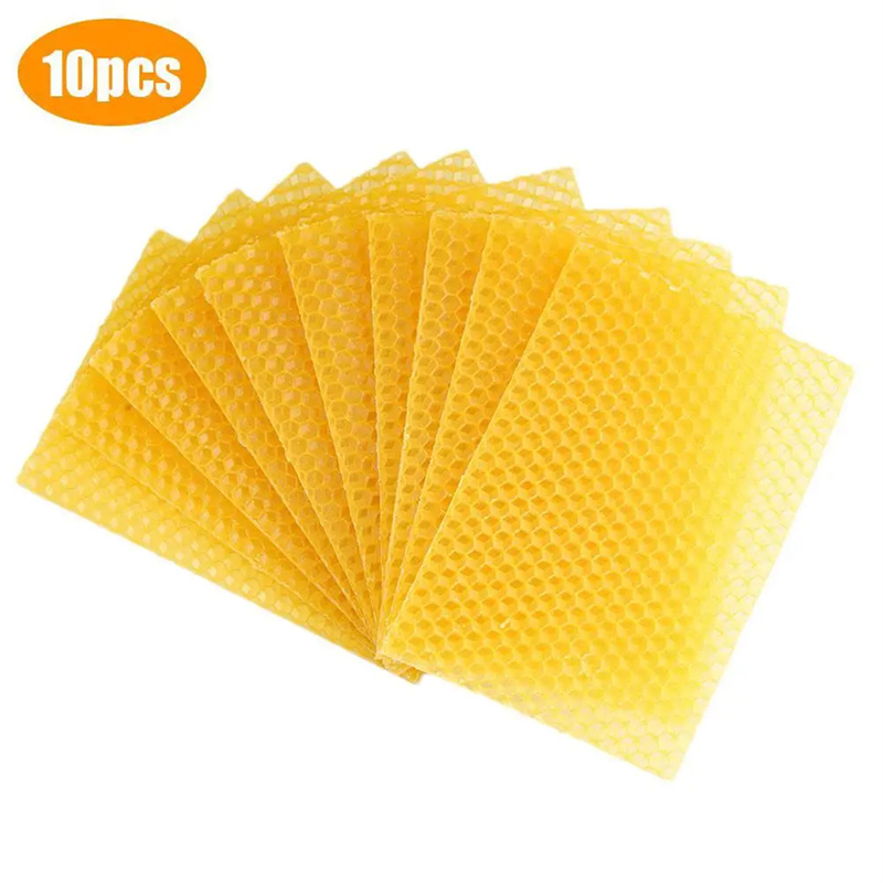 Candle Making Kit Beeswax - 10Pcs Beeswax Sheets Candle Making Craft