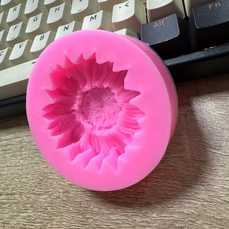 Candle Making Tips - 1Sunflower Silicone Craft Mold-Oval Shaped Scented