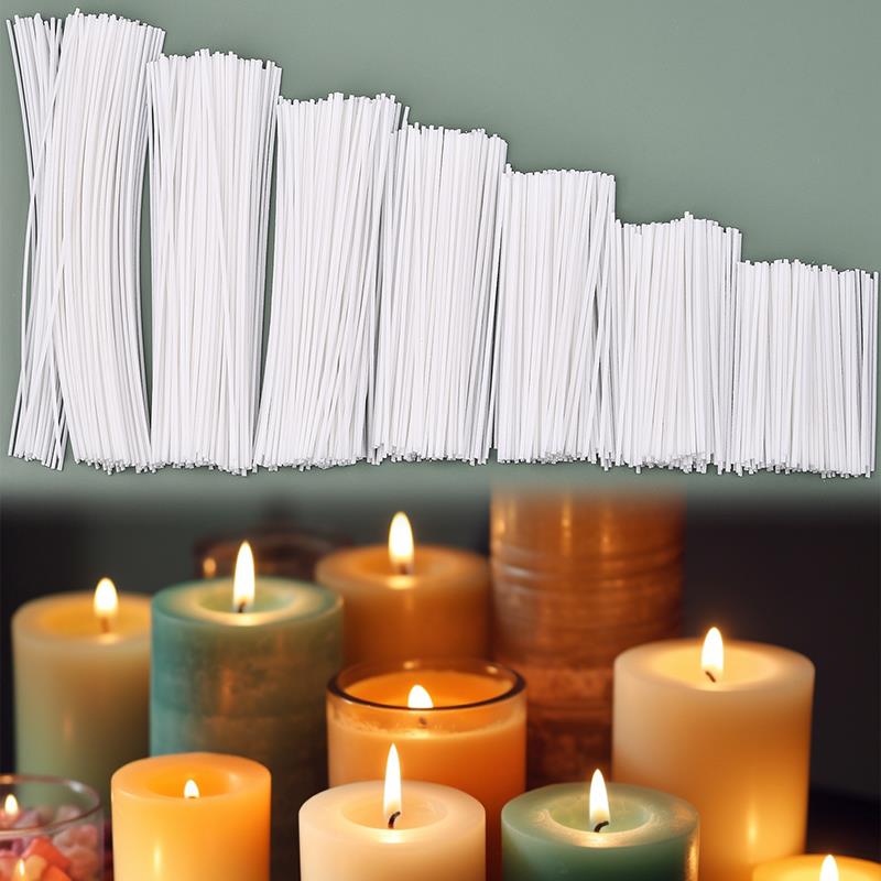 Candle Making Instructions - 50/100Pcs Waxed Cotton Candle Wicks Set
