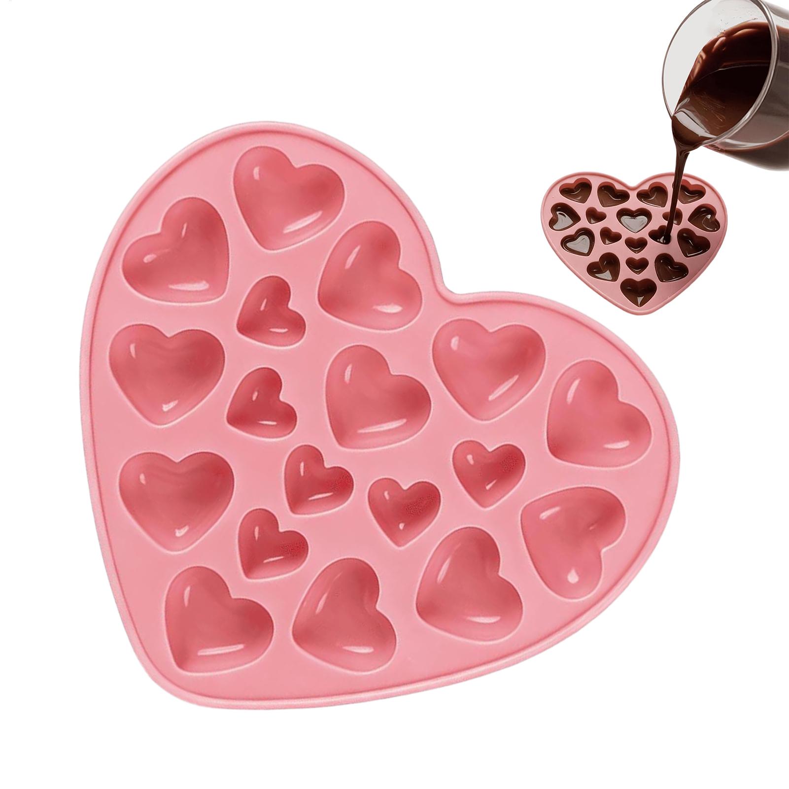 Candle Making Set - Love Silicone Chocolate Mold Silicone Heart