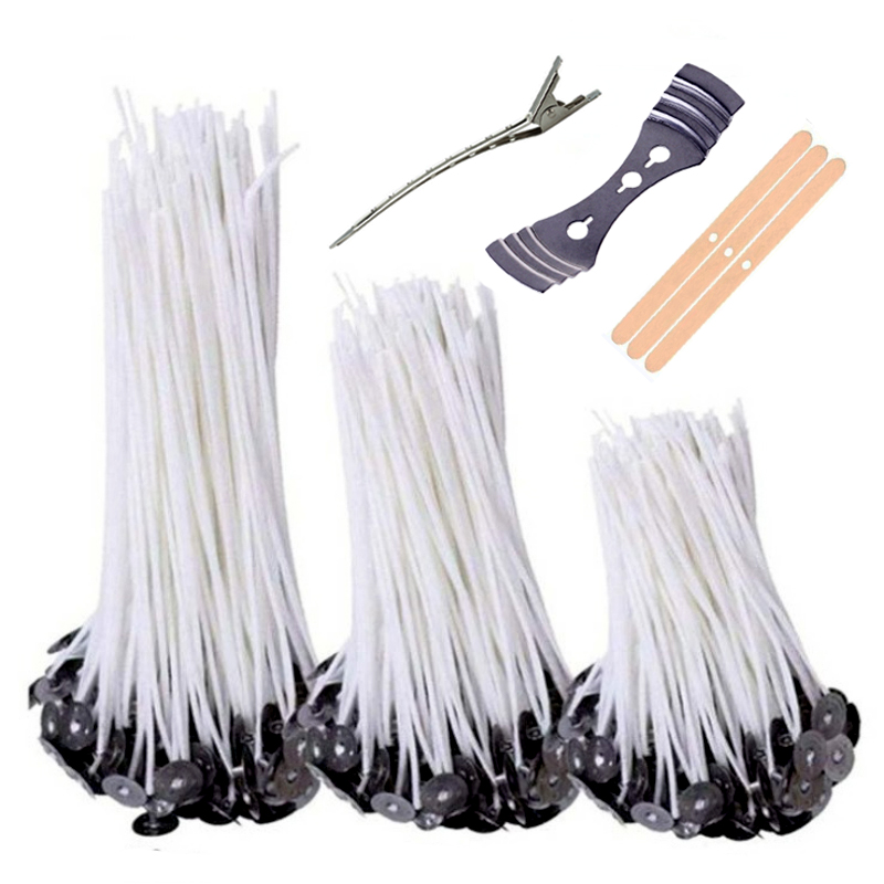 Candle Making Instructions - 103pcs Waxed Cotton Candle Wicks Set