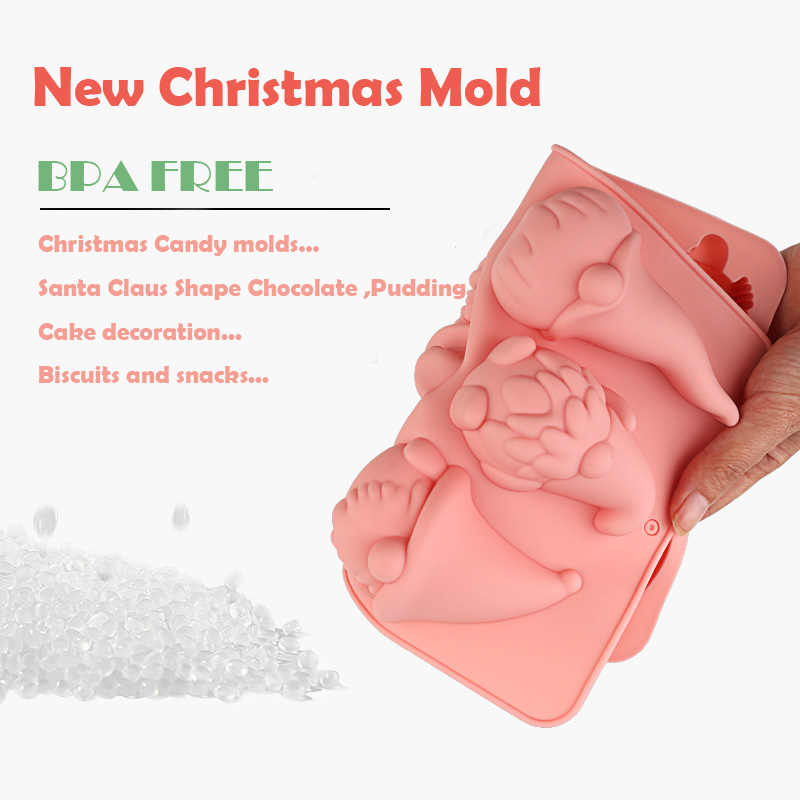 6-Cavity Christmas Gnome Cake  - огляд і ціна Candle Making Material