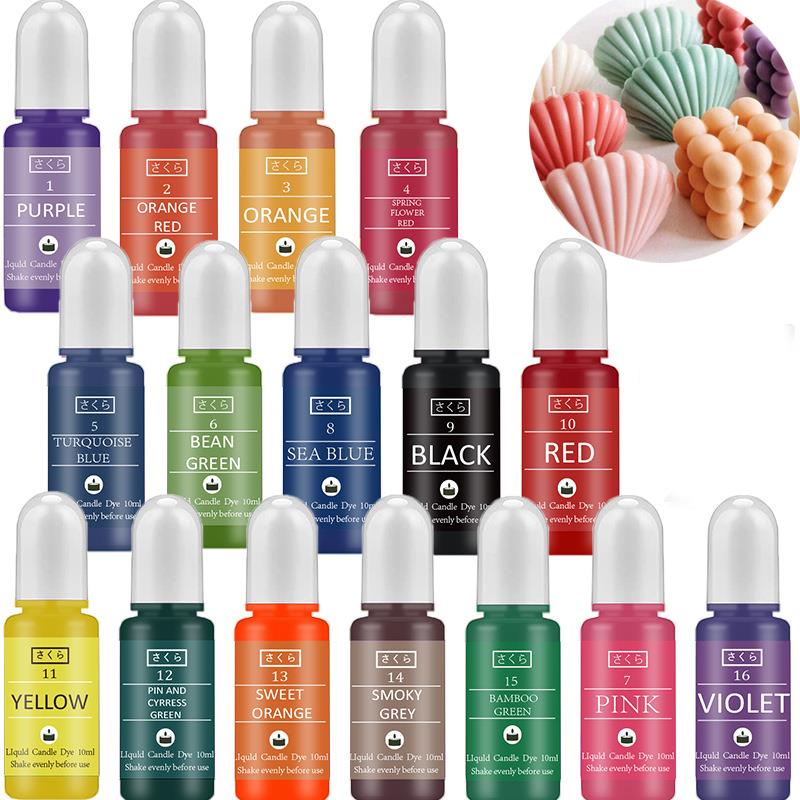 10ml/Bottle Candle Wax Pigment - огляд і ціна Candle Dye Chip