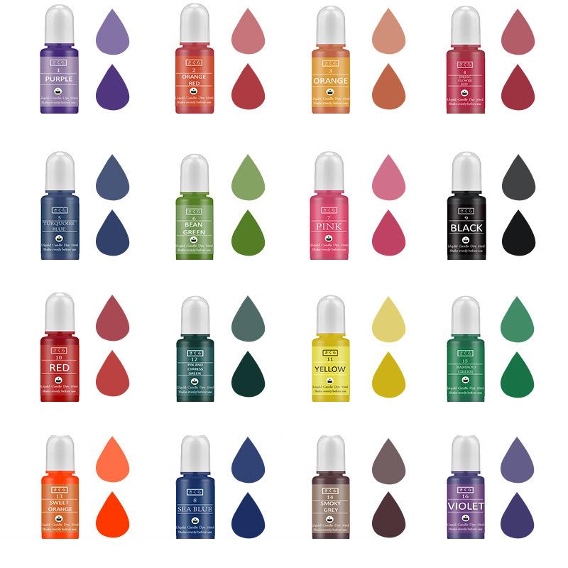 10ml/Bottle Candle Wax Pigment - огляд і ціна Candle Dye Chip