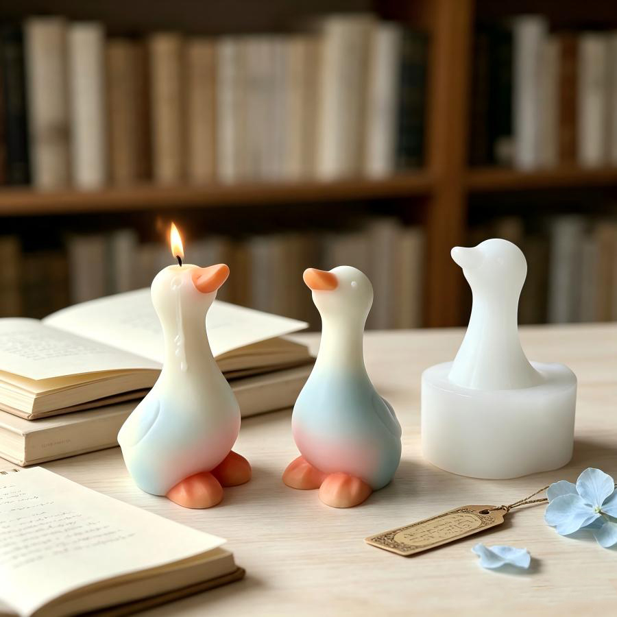 New 3D Duck Silicone Mold, DIY - огляд і ціна Candle Making Jelly