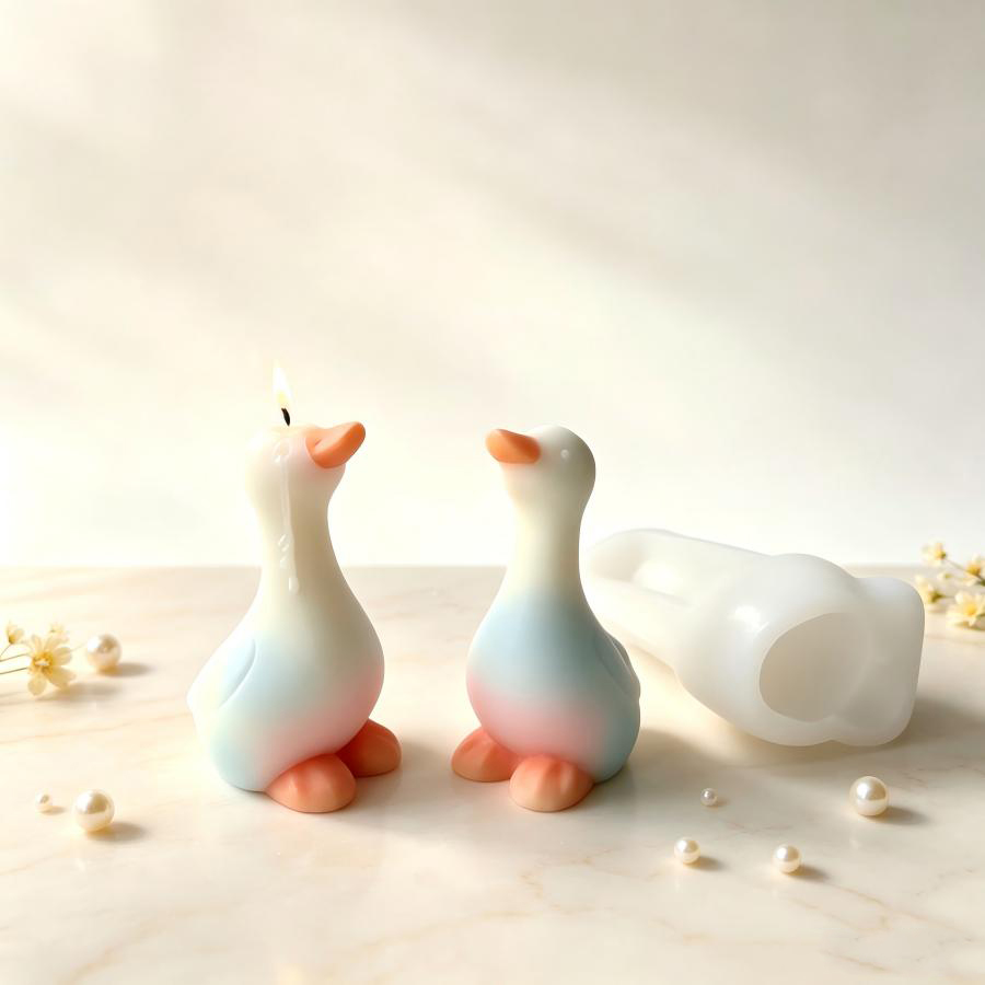 New 3D Duck Silicone Mold, DIY - огляд і ціна Candle Making Jelly