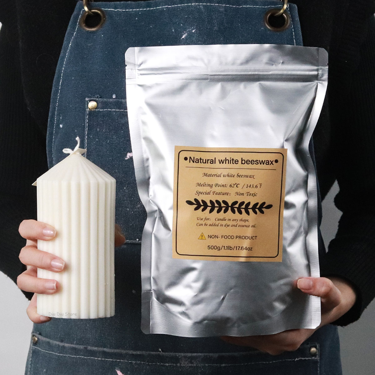 White Beeswax Pure Natural Gra - огляд і ціна Candle Making Kit Beeswax