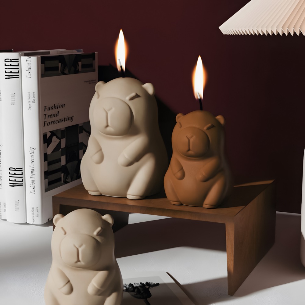 Standing Capybara Scent Candle - огляд і ціна Candle Making Tips
