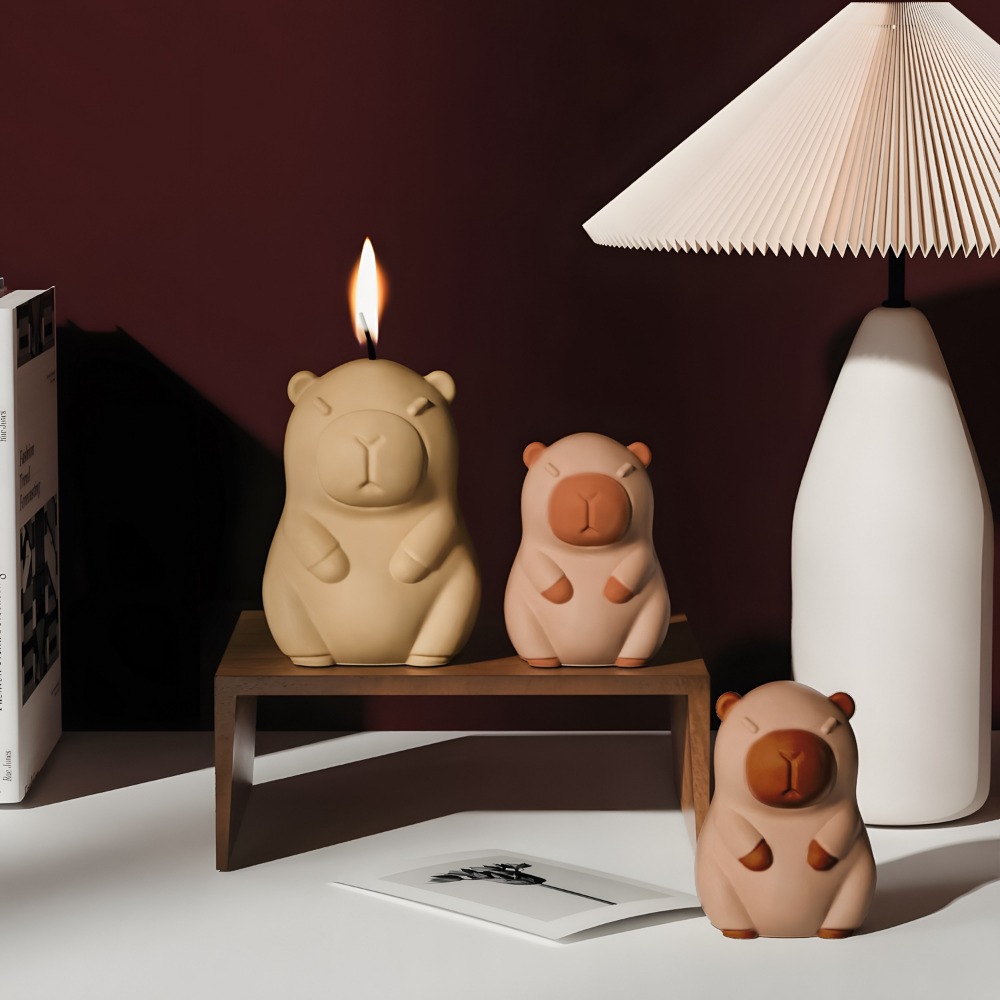 Standing Capybara Scent Candle - огляд і ціна Candle Making Tips