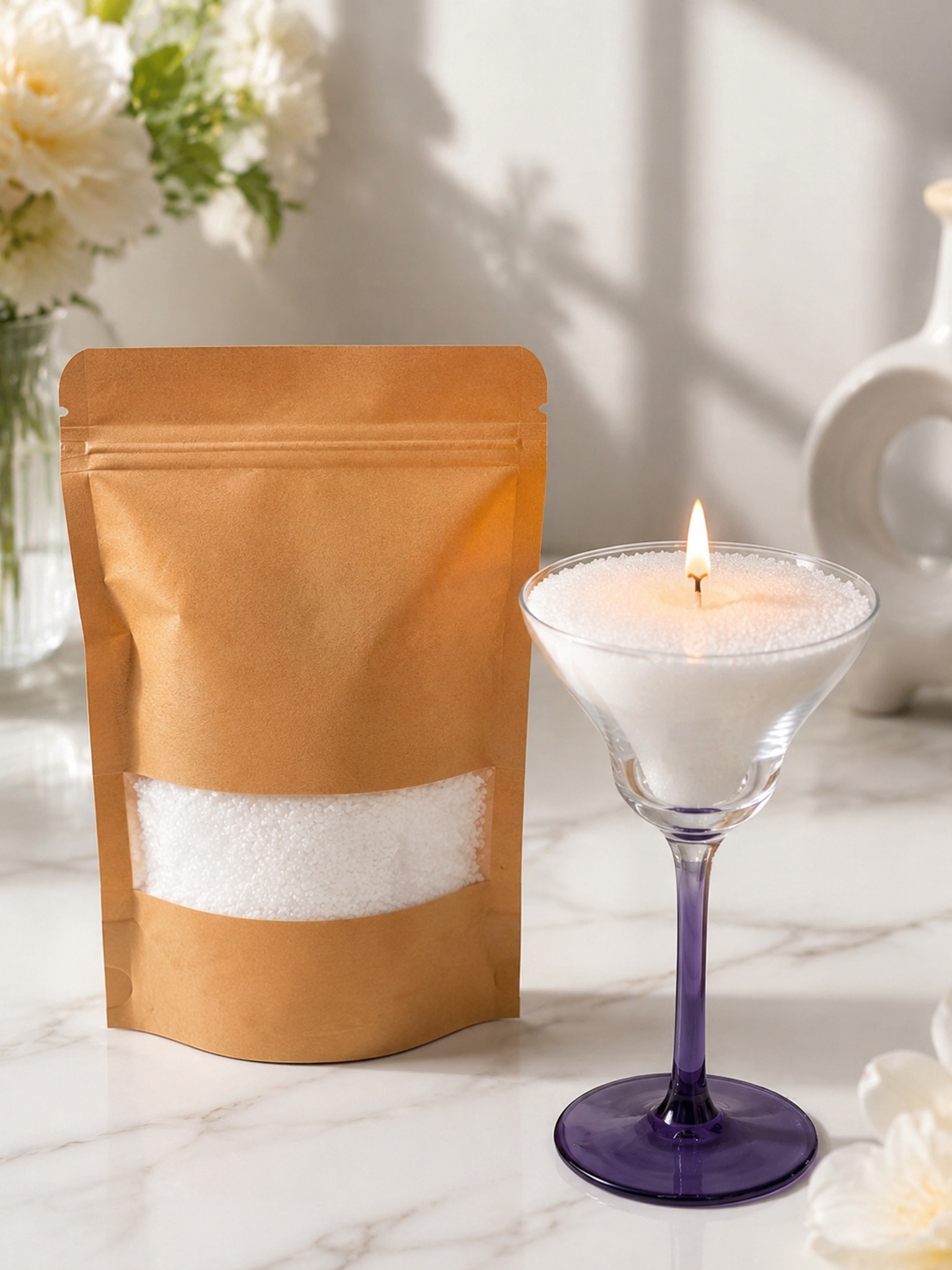 1000g pearl wax DIY is the raw - огляд і ціна Candle Making Place