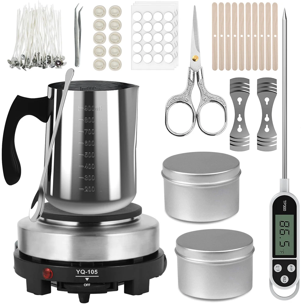 Gemos Candle Making Kit with 5 - огляд і ціна Candle Making Instructions