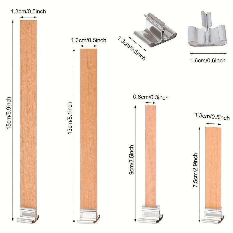 30pcs High Quality Wooden Cand - огляд і ціна Candle Making Kit Beeswax