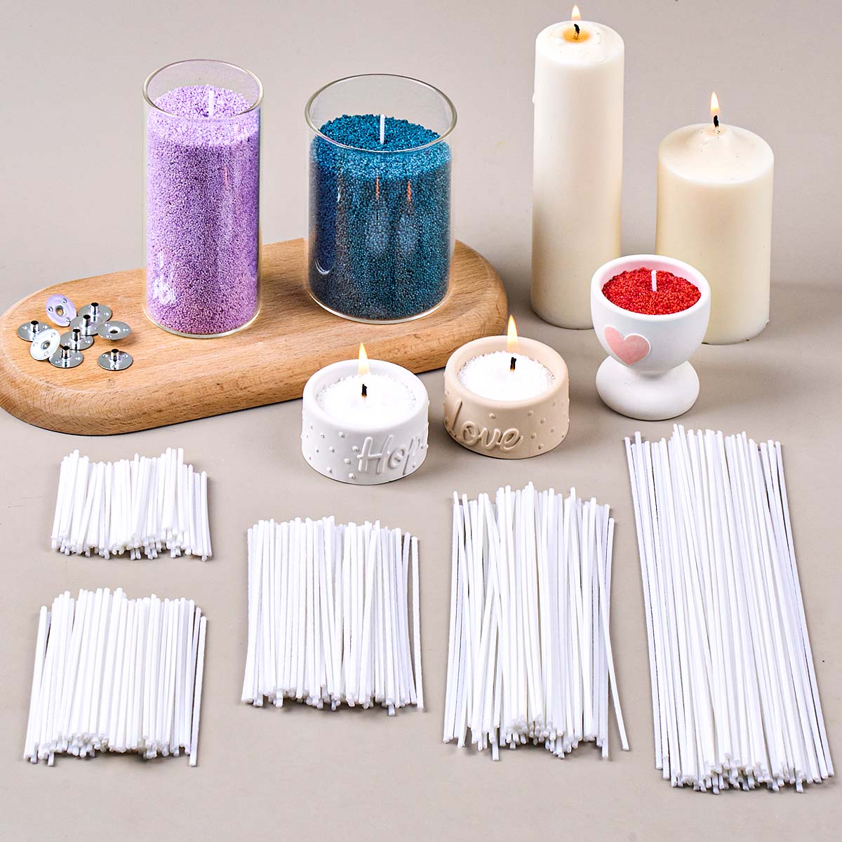 50Pcs 5-20Cm Candle Wicks Waxe - огляд і ціна Candle Making Instructions