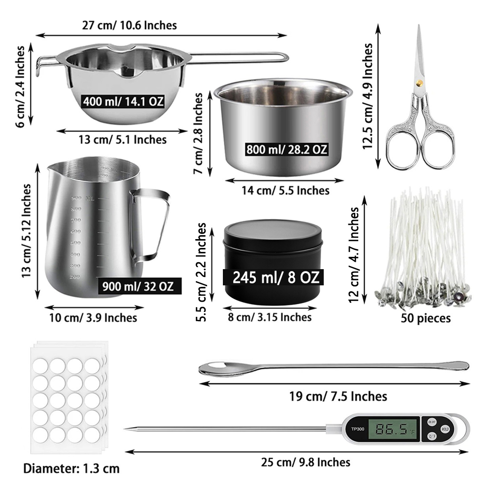 Glintmos DIY Candle Making Kit - огляд і ціна Candle Making Set