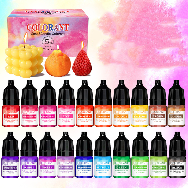 20 Color Candle Dyes Pigment A - огляд і ціна Candle Dye Chip