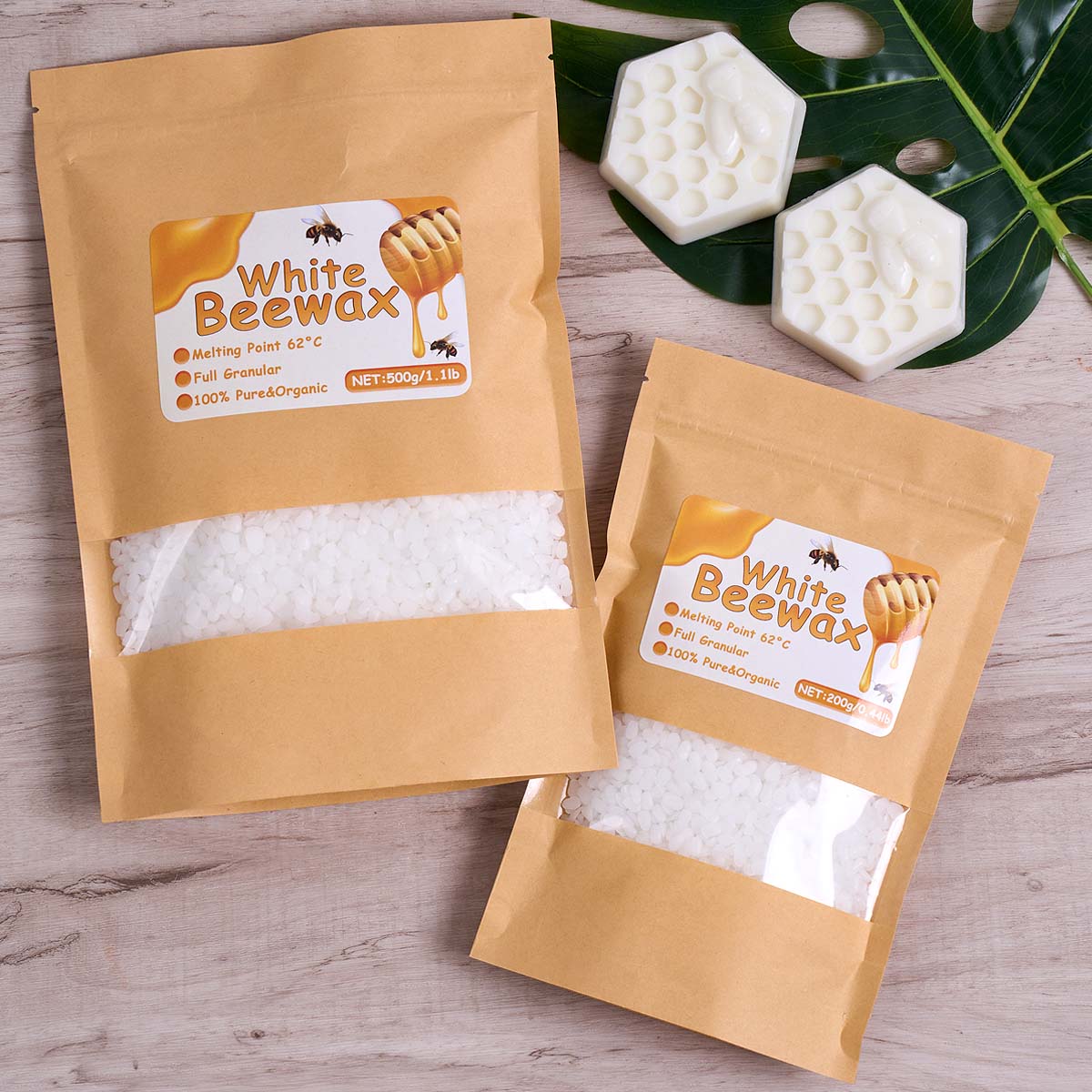 1000g White Beeswax DIY Candle - огляд і ціна Candle Making Kit Beeswax
