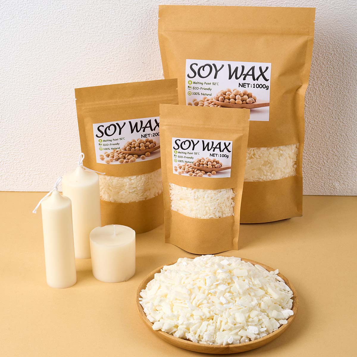 1 Pounds Pure White Soy Wax Fo - огляд і ціна Candle Making Raw Material