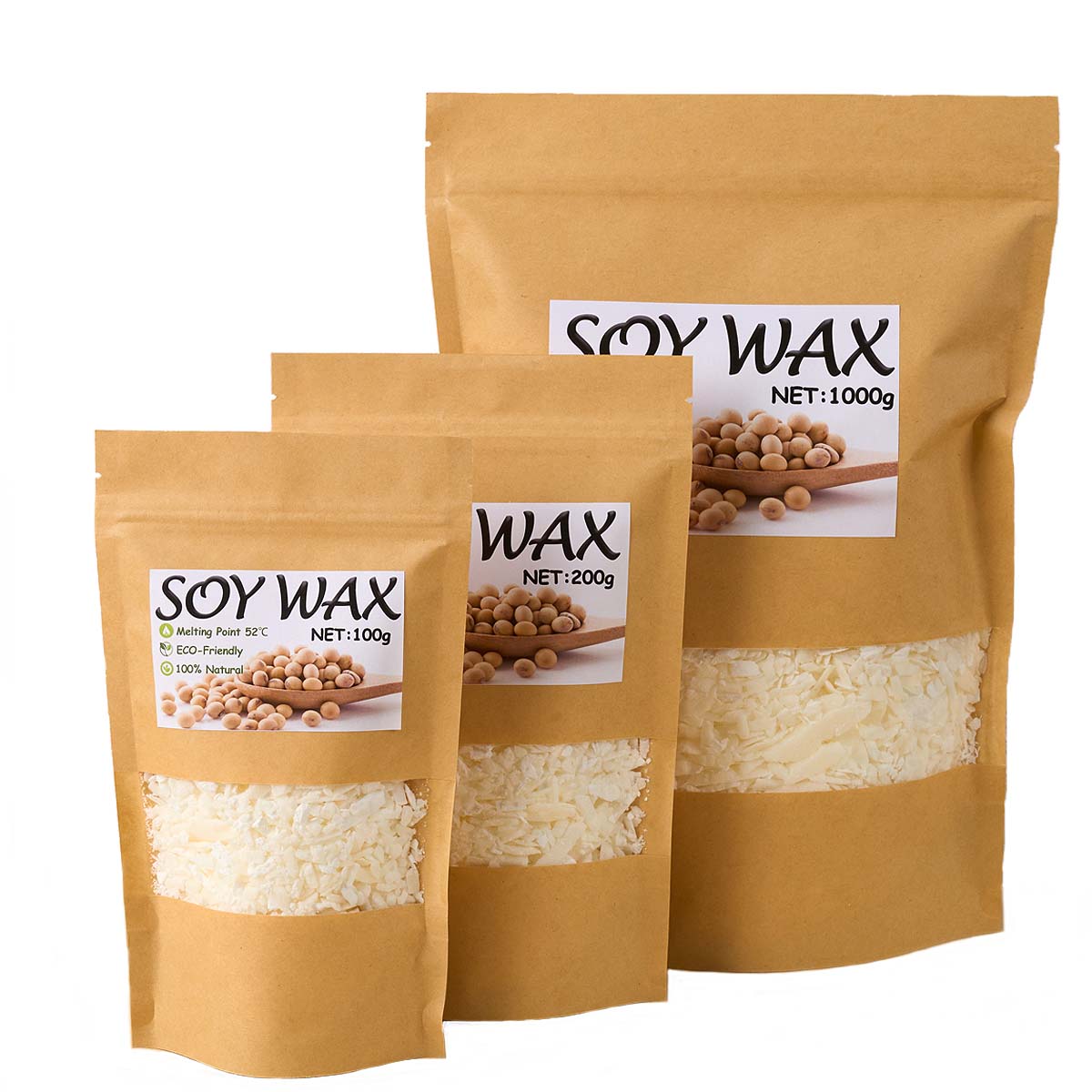 1 Pounds Pure White Soy Wax Fo - огляд і ціна Candle Making Raw Material