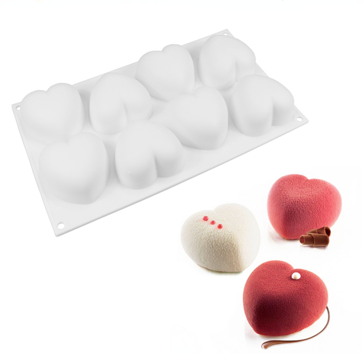 Love Heart Silicone Soap Mold  - огляд і ціна Candle Making Set