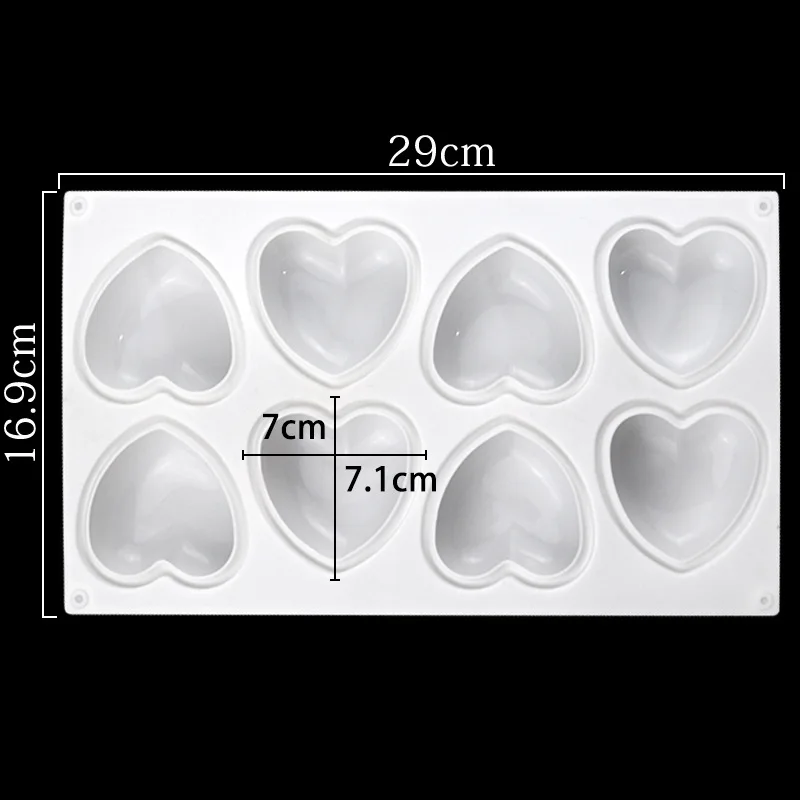 Love Heart Silicone Soap Mold  - огляд і ціна Candle Making Set