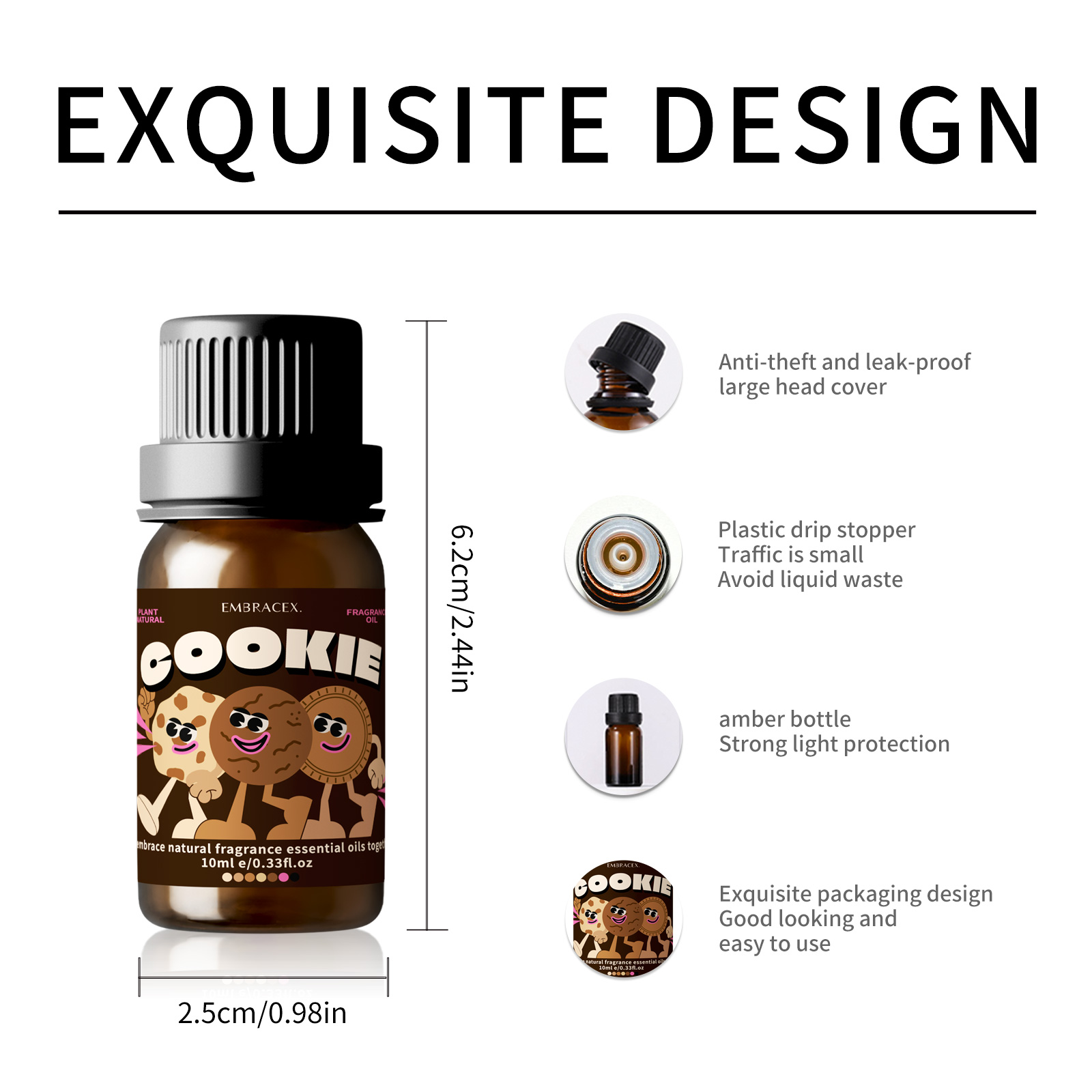 10ml Cookie Fragrance Essentia - огляд і ціна Candle Making Raw Material