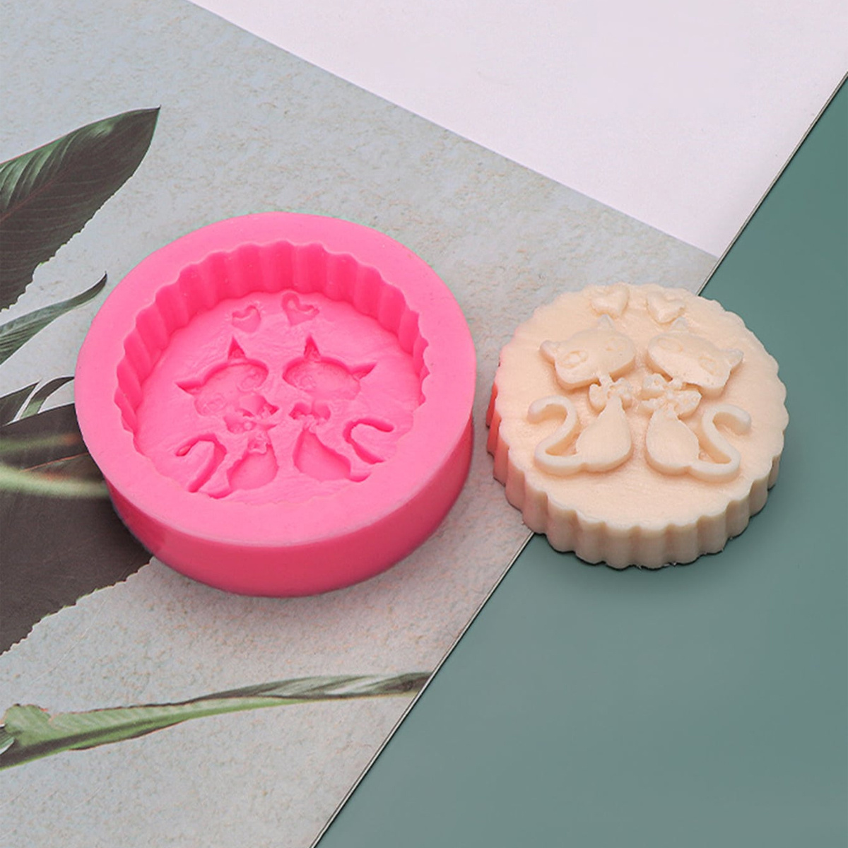 1-Piece Silicone Cat Soap Mold - огляд і ціна Candle Making Tips