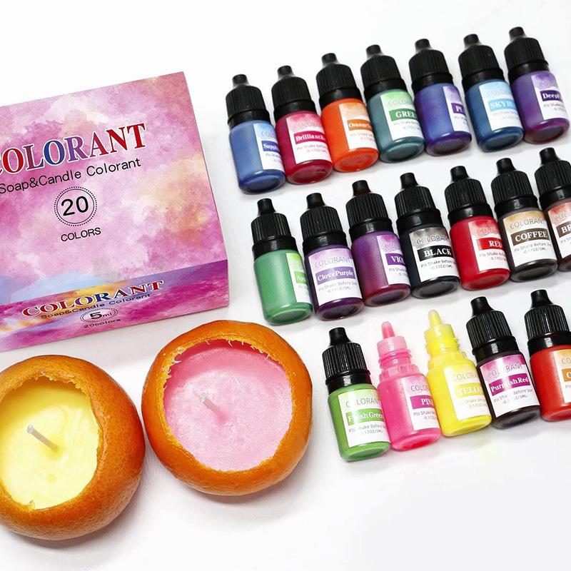20/24Colors Candle Dyes Pigmen - огляд і ціна Candle Making Instructions