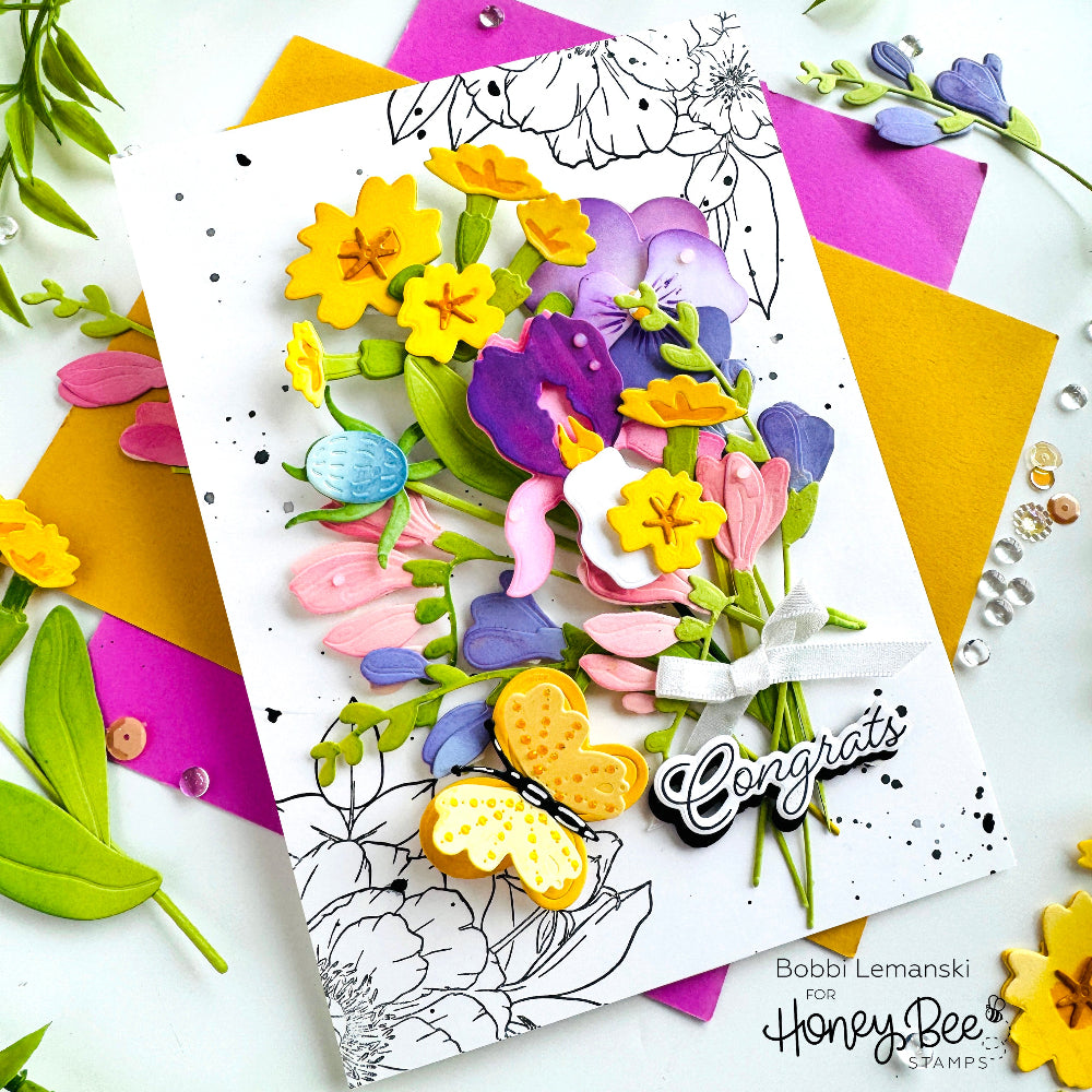 Peonies Clear Stamps Cutting D - огляд і ціна Candle Making Instructions