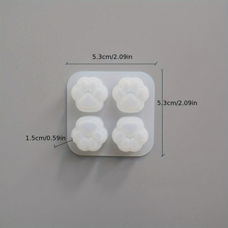 1Cat Paw Pattern Silicone Mold - огляд і ціна Candle Making Set