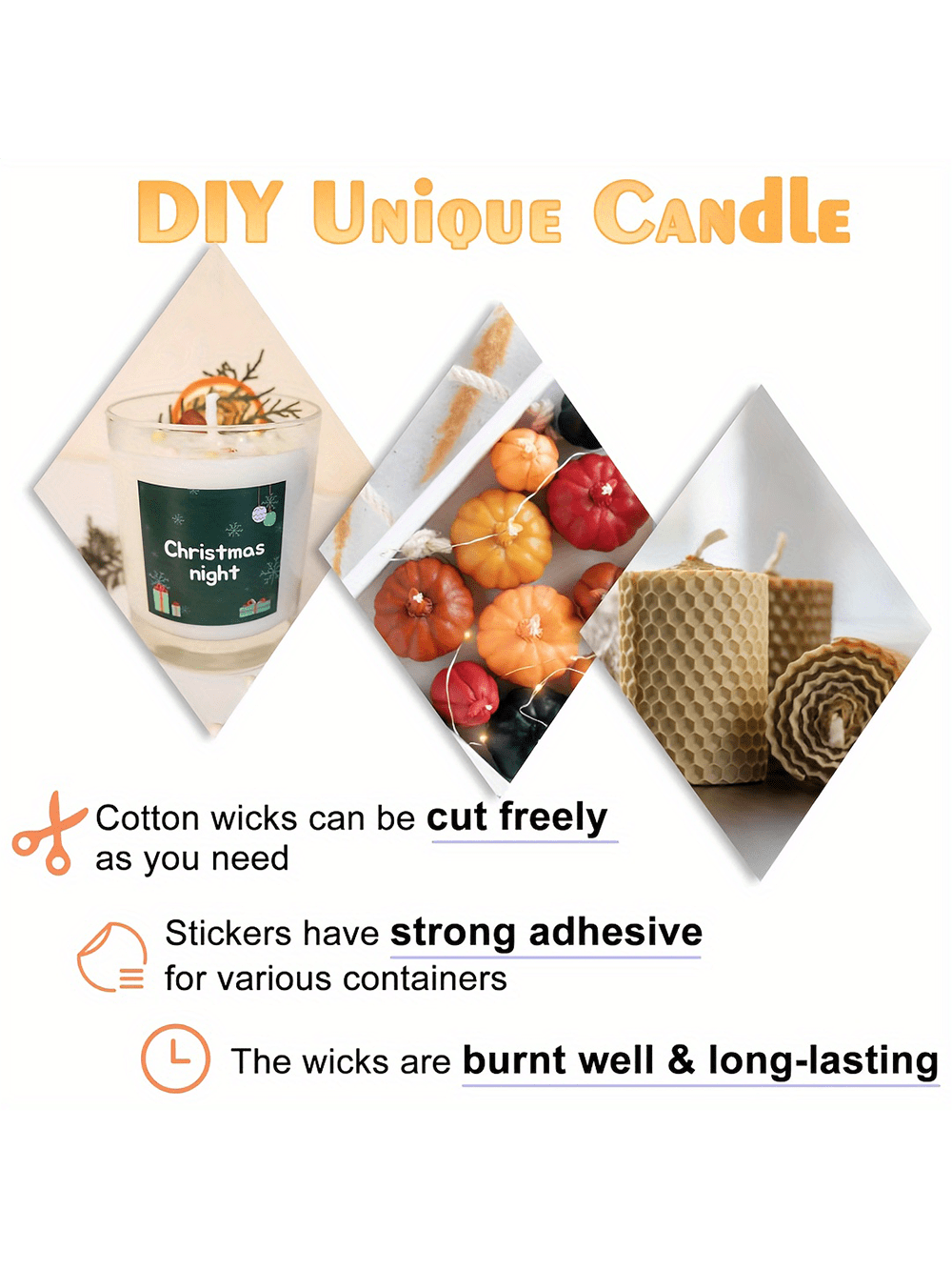 200 ft Candle Wick - Candle Wi - огляд і ціна Candle Making Instructions