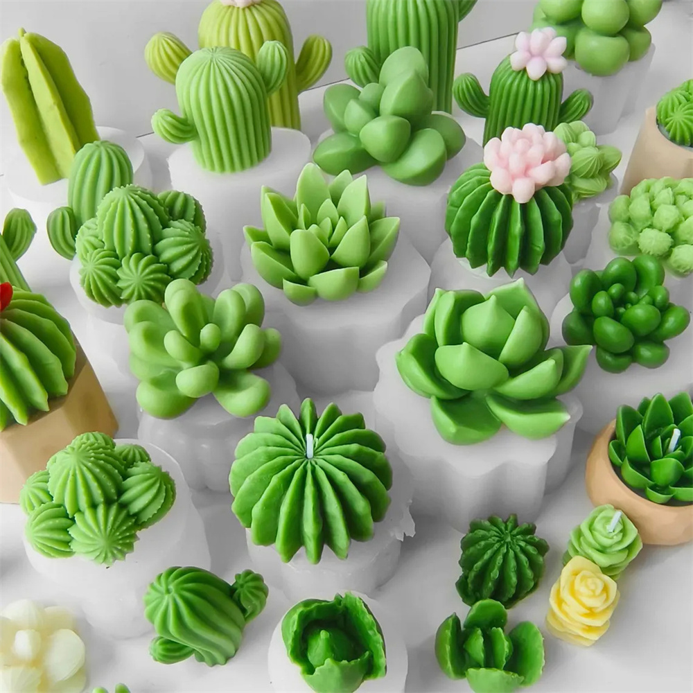 6pcs Succulent Silicone Candle - огляд і ціна Candle Making Tips