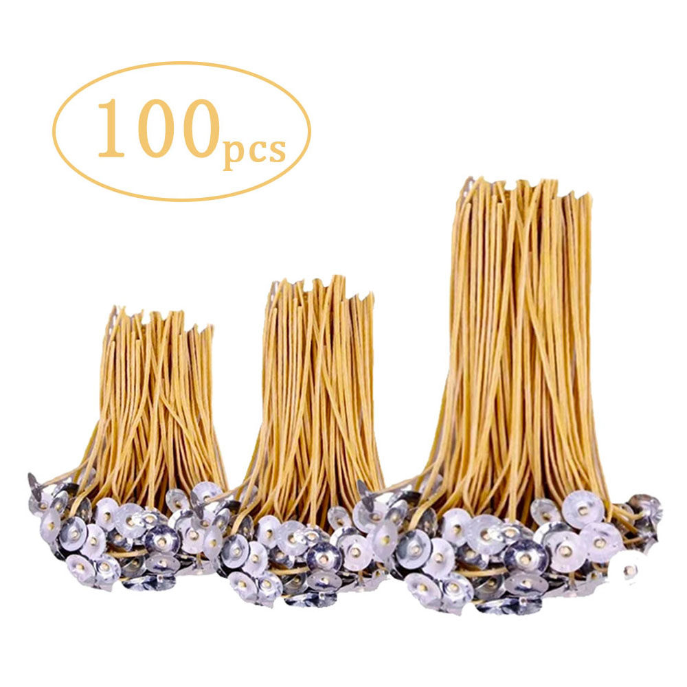 100Pcs Beeswax Candle Wicks 9- - огляд і ціна Candle Making Kit Beeswax