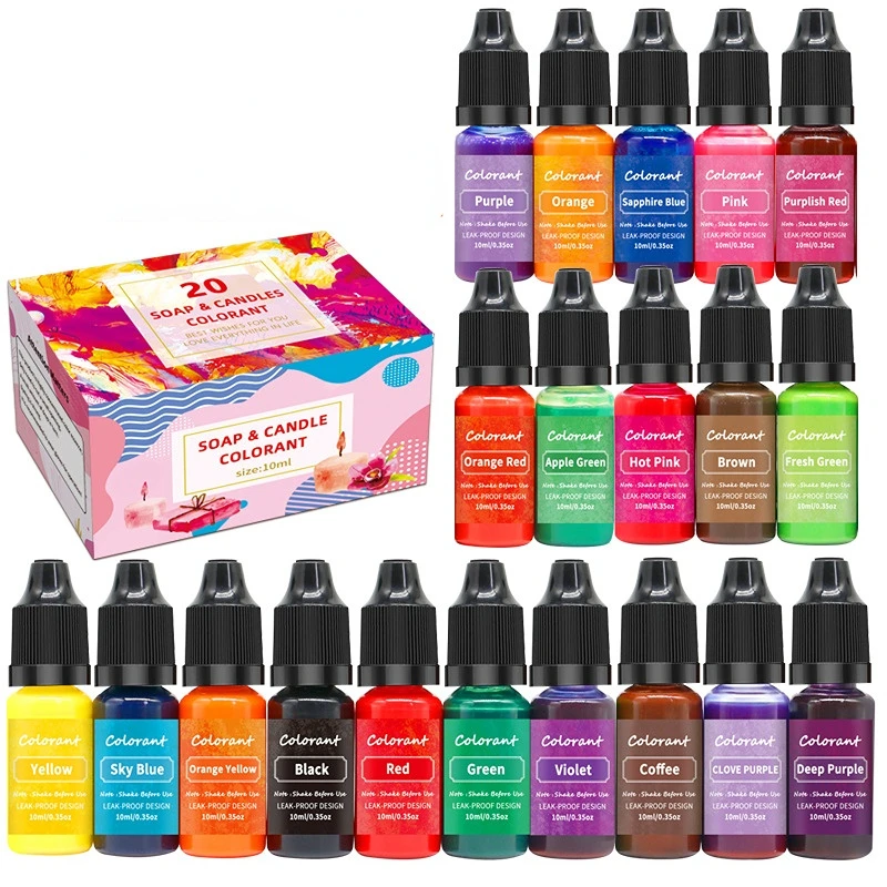 20 Colors High Concentration H - огляд і ціна Candle Dye Chip