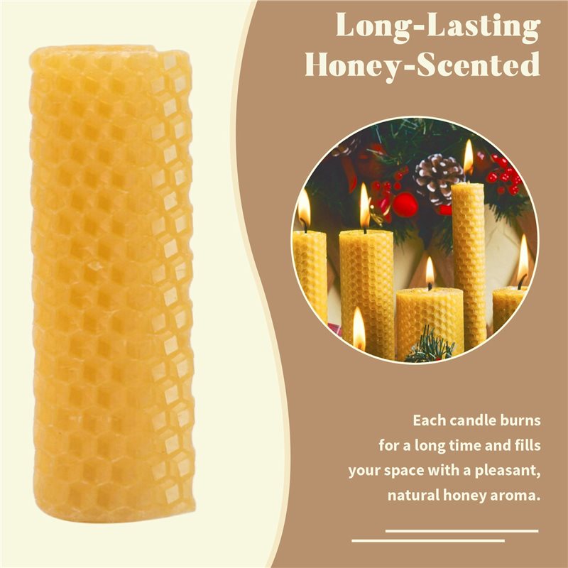 A84E-30 Pieces 100% Natural Be - огляд і ціна Candle Making Kit Beeswax