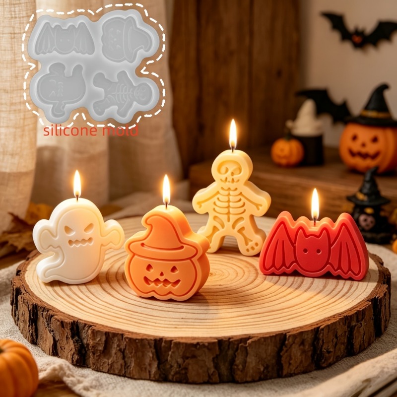 4-cavity silicone resin mold s - огляд і ціна Candle Making Set