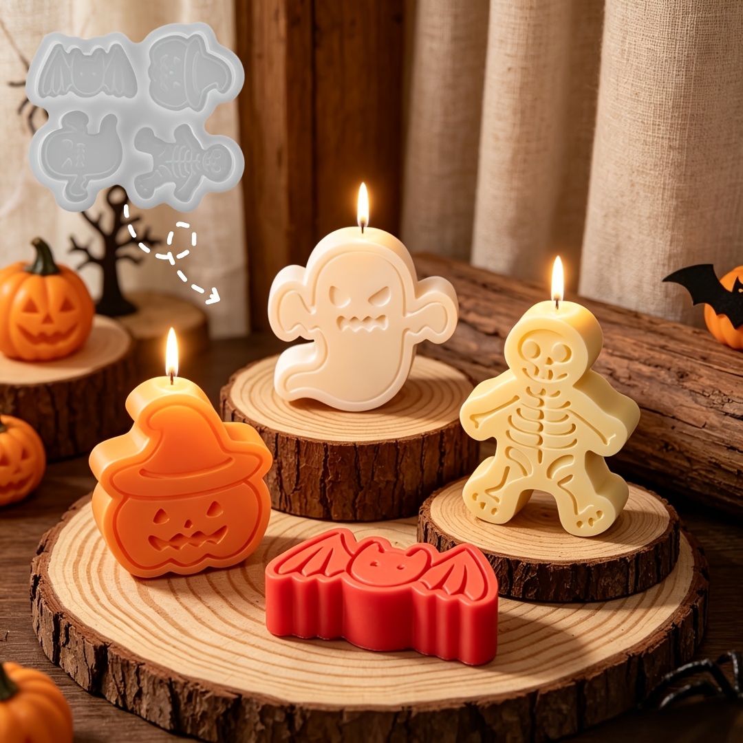 4-cavity silicone resin mold s - огляд і ціна Candle Making Set