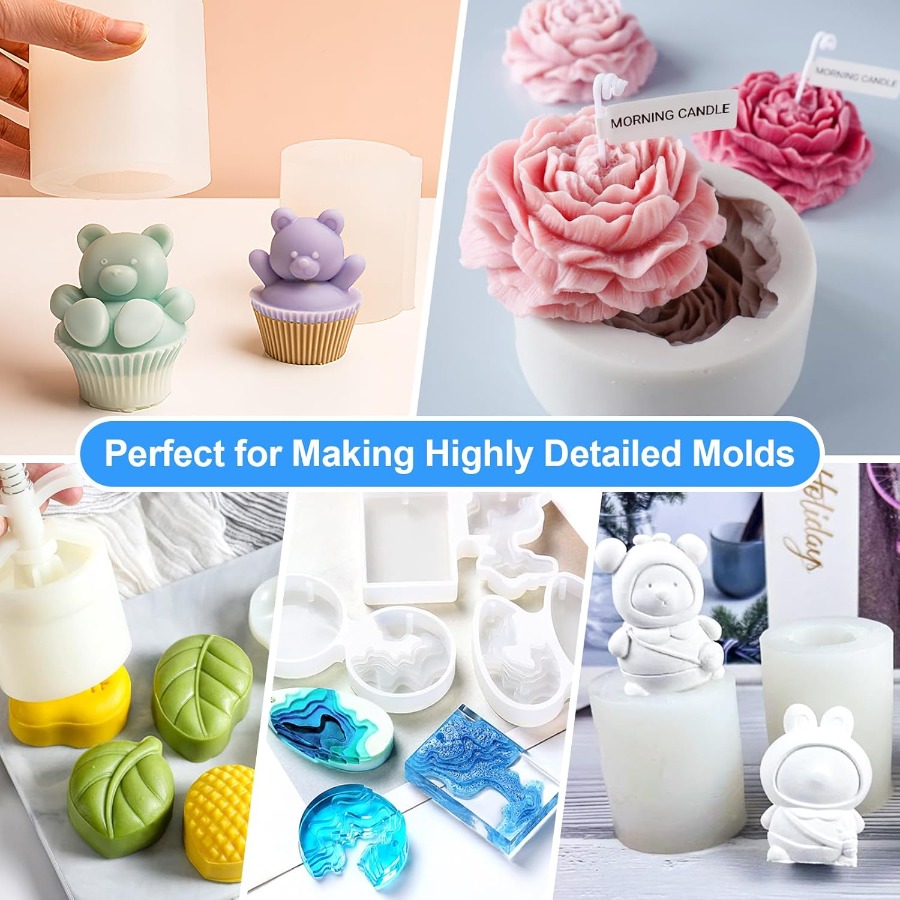 Silicone Mold Making Kit, 38.8 - огляд і ціна Candle Making Set
