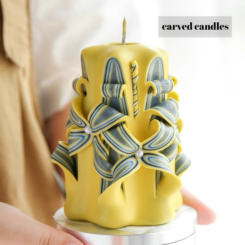 1KG Carved Scented Candle Raw  - огляд і ціна Candle Making Raw Material