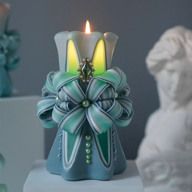 1KG Carved Scented Candle Raw  - огляд і ціна Candle Making Raw Material